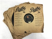 14 Pathe 10 Inch Records 1890-1930's