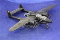 Vintage plastic model airplane - as is
