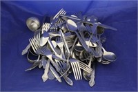 Assorted flatware & utensils