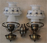 Pair matching wall sconces