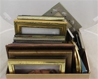 Tray Lot of Assorted Picture Frames
