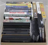 Tray Lot of Assorted VHS Movies & More