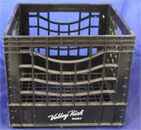 Valley Rich plastic milk crate