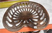 Cast Iron Implement Seat