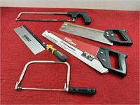 VARIOUS WOOD CUTTING HAND SAWS