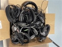 Box Lot of Headphones