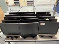 Fifteen Dell Monitors with Speakers