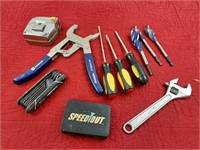 VARIOUS HAND TOOLS AND MORE