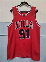 Signed Chicago Bulls Dennis Rodman Jersey