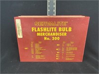 Vintage Servalite Flashlite Bulb Merchandiser
