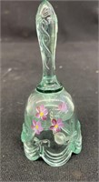 Fenton Handpainted Mininature Glass Bell