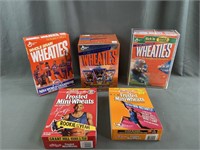 Lot of Sports Cereal Boxes