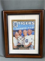 Framed Detroit Tigers Magazine