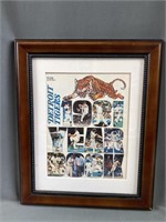 Framed Detroit Tigers 1981 Year Book