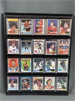 Framed Hockey Cards