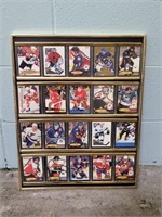 Framed Hockey Cards