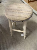 PAINTED WOODEN STOOL