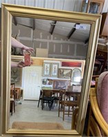 GOLD PAINTED FRAMED MIRROR