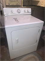 Maytag gas dryer located in basement