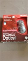 NIP Microsoft wired wheel Mouse Optical computer