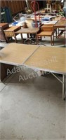 5 ft aluminum frame folding table