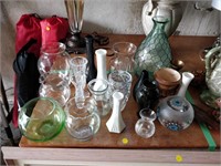 lot of vases