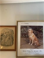 1985 Picture of a guide dog and picture some women