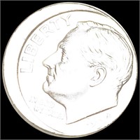 1990 Silver Roosevelt Dime UNC 15% OFF-CENTER