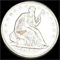 1853 Seated Half Dollar NEARLY UNCIRCULATED