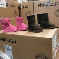 100 Pair Infants Ugg Style Booties