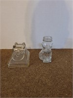 Shaped Glass Candy Containers