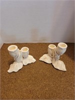 Redwing Pottery 1228 Candle Holders