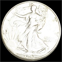 1945-S Walking Half Dollar ABOUT UNCIRCULATED