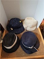 4 Vintage Womens Hats