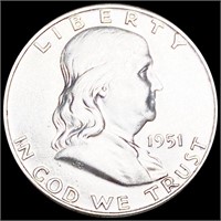 1951-D Franklin Half Dollar UNCIRCULATED