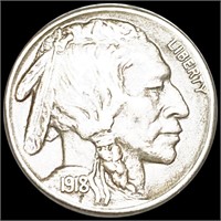 1918-S Buffalo Head Nickel ABOUT UNCIRCULATED