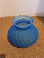Blue Frosted Glass Lamp Shade