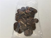 100 wheat pennies