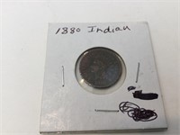 1880 Indian head penny