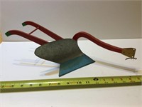 Miniature wood & metal Single bottom plow