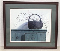 Framed Basket Photo 38" x 32"