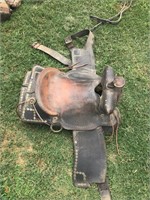 15” horse saddle