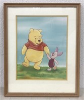 Framed Winnie The Pooh Photo 21" x 17”