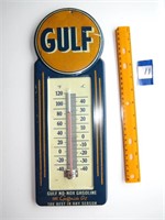 Gulf Metal advertising thermometer-thermometer