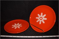 (2) Waechtersbach W Germany Christmas Plates