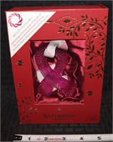 Waterford Crystal Breast Cancer ribbon ornament