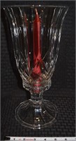 Shannon crystal 2 piece hurricane candle holder