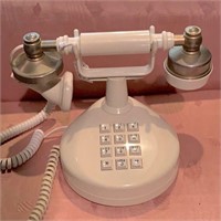 Vintage cream telephone in good working condition