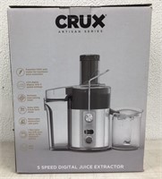 Crux Artisan Series 5 Speed Juice Extractor New