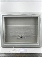 Shadow box for infant photos